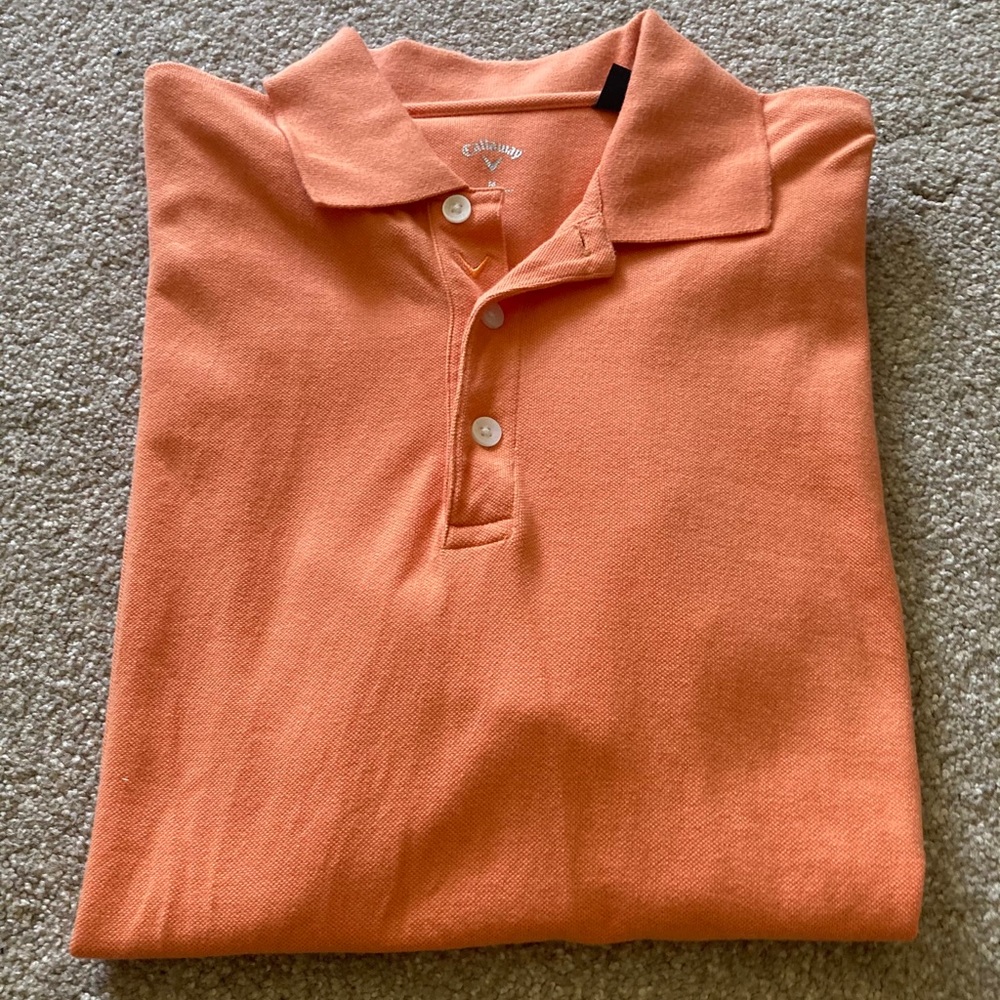 Mens Callaway Golf Polo Shirt Size Medium